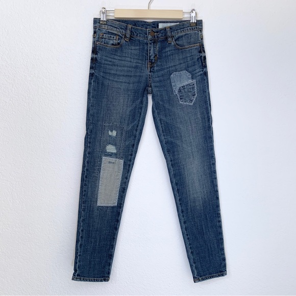 Treasure & Bond Distressed Patch Jeans - Picture 1 of 6